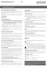 Eurochron EFW 4001 Operating Instructions preview