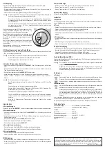 Preview for 2 page of Eurochron EFW 5000 Operating Instructions Manual