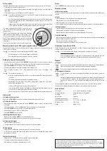 Preview for 4 page of Eurochron EFW 5000 Operating Instructions Manual