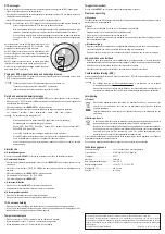 Preview for 8 page of Eurochron EFW 5000 Operating Instructions Manual