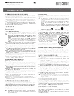 Preview for 1 page of Eurochron EFW 6000 Operating Instructions Manual