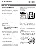 Eurochron EFW 750 Operating Instructions Manual preview