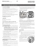 Preview for 5 page of Eurochron EFW 750 Operating Instructions Manual