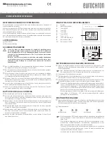 Eurochron EFW 8000 Operating Instructions Manual preview