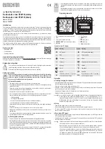 Preview for 3 page of Eurochron EFW135 Operating Instructions Manual