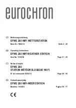 Предварительный просмотр 1 страницы Eurochron EFWS 260 Operating Instructions Manual