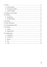 Preview for 3 page of Eurochron EFWS 260 Operating Instructions Manual