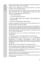 Preview for 7 page of Eurochron EFWS 260 Operating Instructions Manual