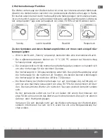 Preview for 21 page of Eurochron EFWS 302 Operating Instructions Manual