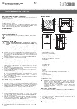 Предварительный просмотр 1 страницы Eurochron EFWS 400 Operating Instructions Manual