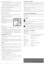 Предварительный просмотр 9 страницы Eurochron EFWS 400 Operating Instructions Manual