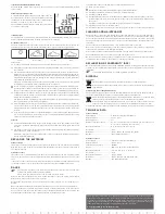 Предварительный просмотр 6 страницы Eurochron EFWS 401 Operating Instructions Manual