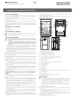 Предварительный просмотр 7 страницы Eurochron EFWS 401 Operating Instructions Manual