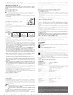 Предварительный просмотр 9 страницы Eurochron EFWS 401 Operating Instructions Manual