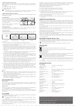 Preview for 3 page of Eurochron EFWS 402 Operating Instructions Manual