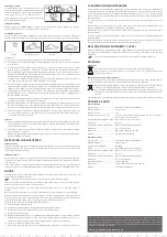 Preview for 6 page of Eurochron EFWS 402 Operating Instructions Manual