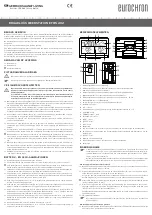 Preview for 10 page of Eurochron EFWS 402 Operating Instructions Manual