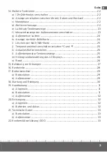 Preview for 3 page of Eurochron EFWS 700 Operating Instructions Manual