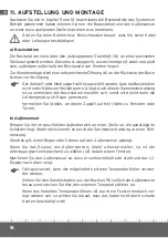 Preview for 16 page of Eurochron EFWS 700 Operating Instructions Manual