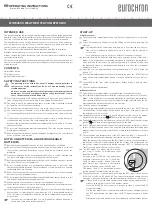 Предварительный просмотр 4 страницы Eurochron EFWS 801 Operating Instructions Manual