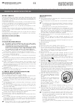 Предварительный просмотр 10 страницы Eurochron EFWS 801 Operating Instructions Manual