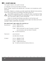 Preview for 4 page of Eurochron EFWS 91 i Operating Instructions Manual