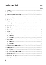 Preview for 2 page of Eurochron EFWS-Color Operating Instructions Manual