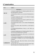 Preview for 11 page of Eurochron EFWS-Color Operating Instructions Manual