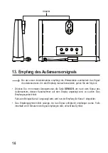 Preview for 16 page of Eurochron EFWS-Color Operating Instructions Manual