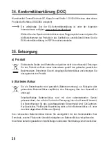 Preview for 28 page of Eurochron EFWS-Color Operating Instructions Manual