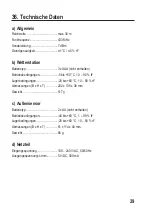 Preview for 29 page of Eurochron EFWS-Color Operating Instructions Manual