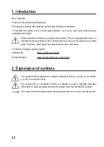 Preview for 32 page of Eurochron EFWS-Color Operating Instructions Manual