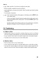 Preview for 43 page of Eurochron EFWS-Color Operating Instructions Manual