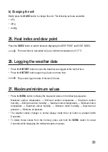 Preview for 51 page of Eurochron EFWS-Color Operating Instructions Manual