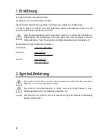 Предварительный просмотр 4 страницы Eurochron EFWS S250 Operating Instructions Manual