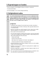 Предварительный просмотр 72 страницы Eurochron EFWS S250 Operating Instructions Manual