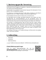 Preview for 6 page of Eurochron EFWS5008 Operating Instructions Manual