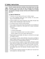 Предварительный просмотр 41 страницы Eurochron EFWS5008 Operating Instructions Manual