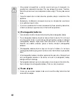 Предварительный просмотр 42 страницы Eurochron EFWS5008 Operating Instructions Manual