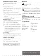 Предварительный просмотр 2 страницы Eurochron EFWU 1601 Operating Instructions Manual