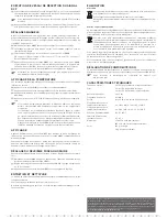 Предварительный просмотр 6 страницы Eurochron EFWU 1601 Operating Instructions Manual