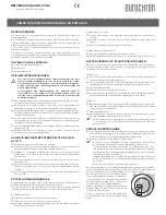 Предварительный просмотр 7 страницы Eurochron EFWU 1601 Operating Instructions Manual