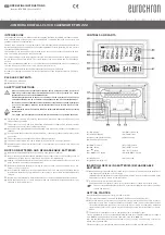 Preview for 3 page of Eurochron EFWU 222 Operating Instructions Manual