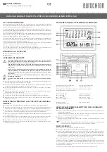 Preview for 5 page of Eurochron EFWU 222 Operating Instructions Manual