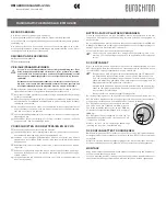 Preview for 7 page of Eurochron EFWU 2600 Operating Manual