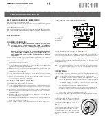 Eurochron EFWU 5001 SW Operating Instructions Manual preview