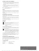 Preview for 4 page of Eurochron EFWU 555 N Operating Instructions Manual