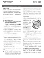 Preview for 7 page of Eurochron EFWU 555 S Operating Instructions Manual