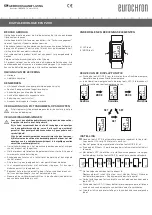 Предварительный просмотр 7 страницы Eurochron EPAP 200 Operating Instructions Manual