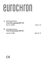 Eurochron EPT-D1 Operating Instructions Manual предпросмотр